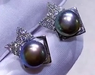 Black Pearl Earrings
