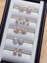 Load image into Gallery viewer, Heart Pearl Earrings
