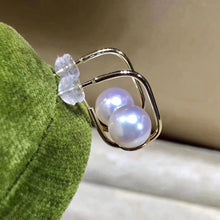 Load image into Gallery viewer, Akoya Pearl Earrings 27
