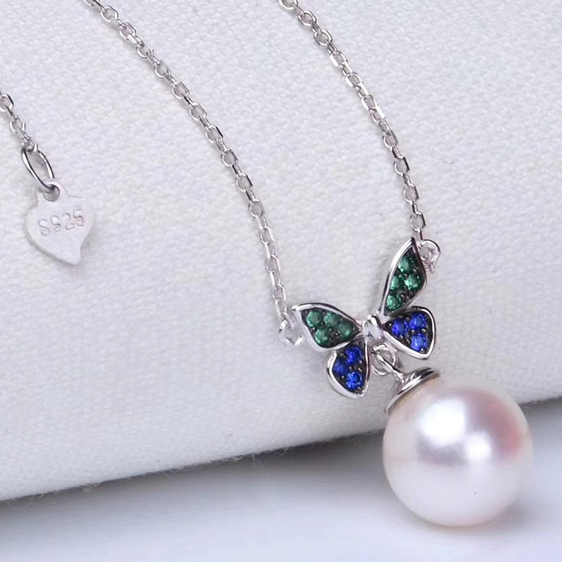 Butterfly Collar De Plata
