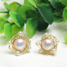 Load image into Gallery viewer, Golden Nest Earrings
