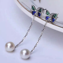 Load image into Gallery viewer, Long Butterfly Earrings
